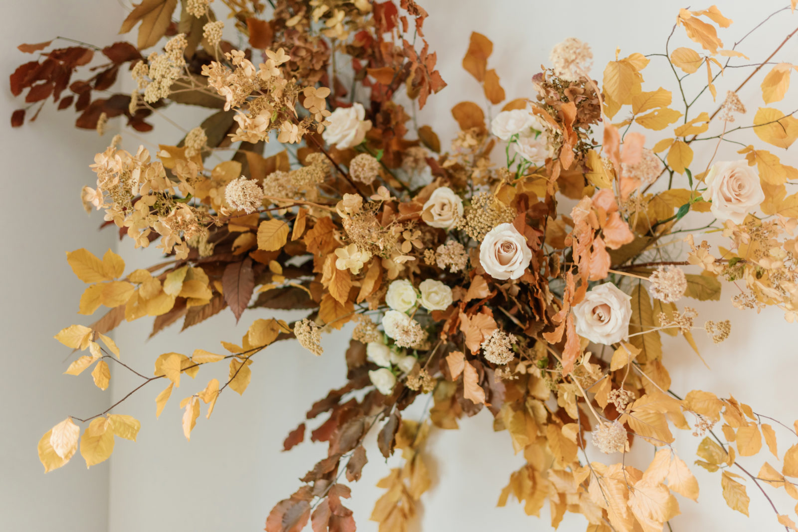 dried florals, autumn wedding