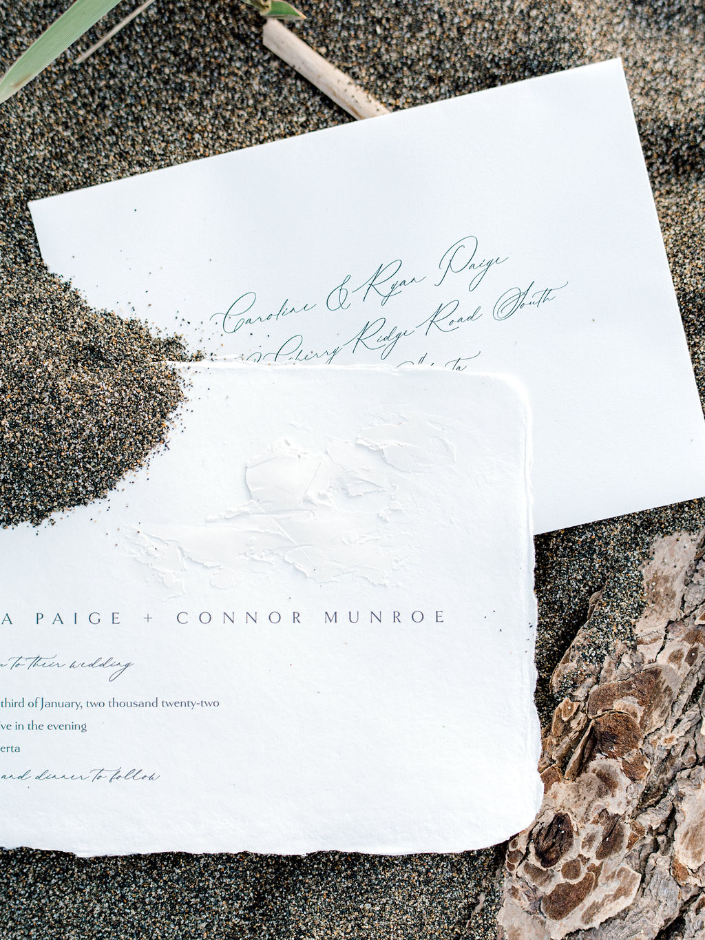 Custom stationery by Plush Invites, spring and summer wedding inspiration in Canada