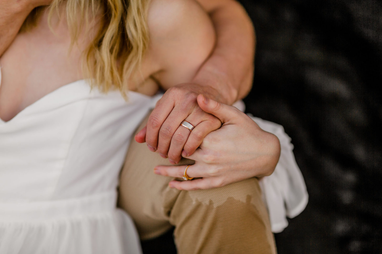 engagement rings, detailed engagement portraits