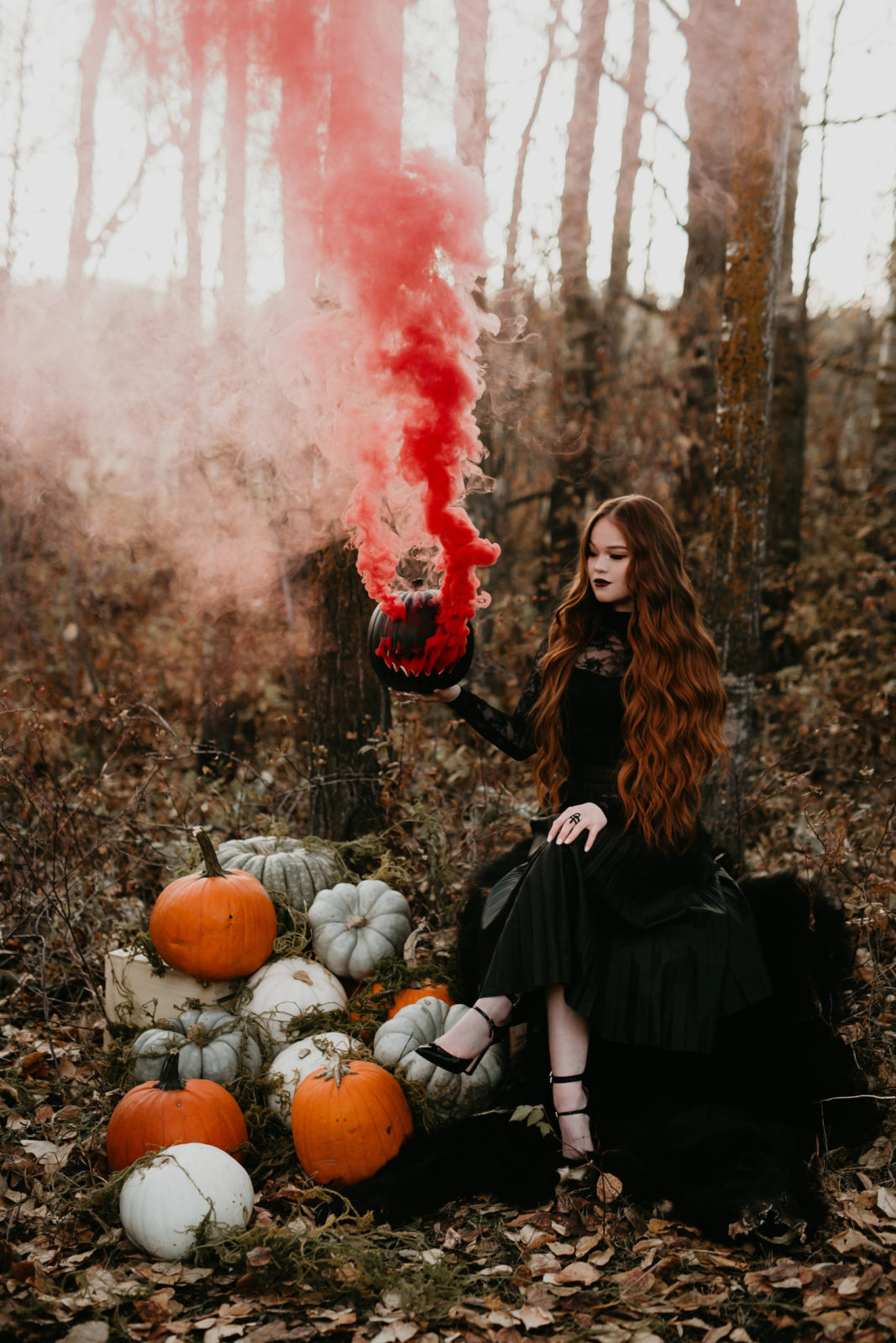 Ginger, Spice, & Everything Not Very Nice // Spooky Halloween Inspiration Shoot in Red Deer, Halloween Inspiration, Halloween Costume, Red Deer Wedding Vendors