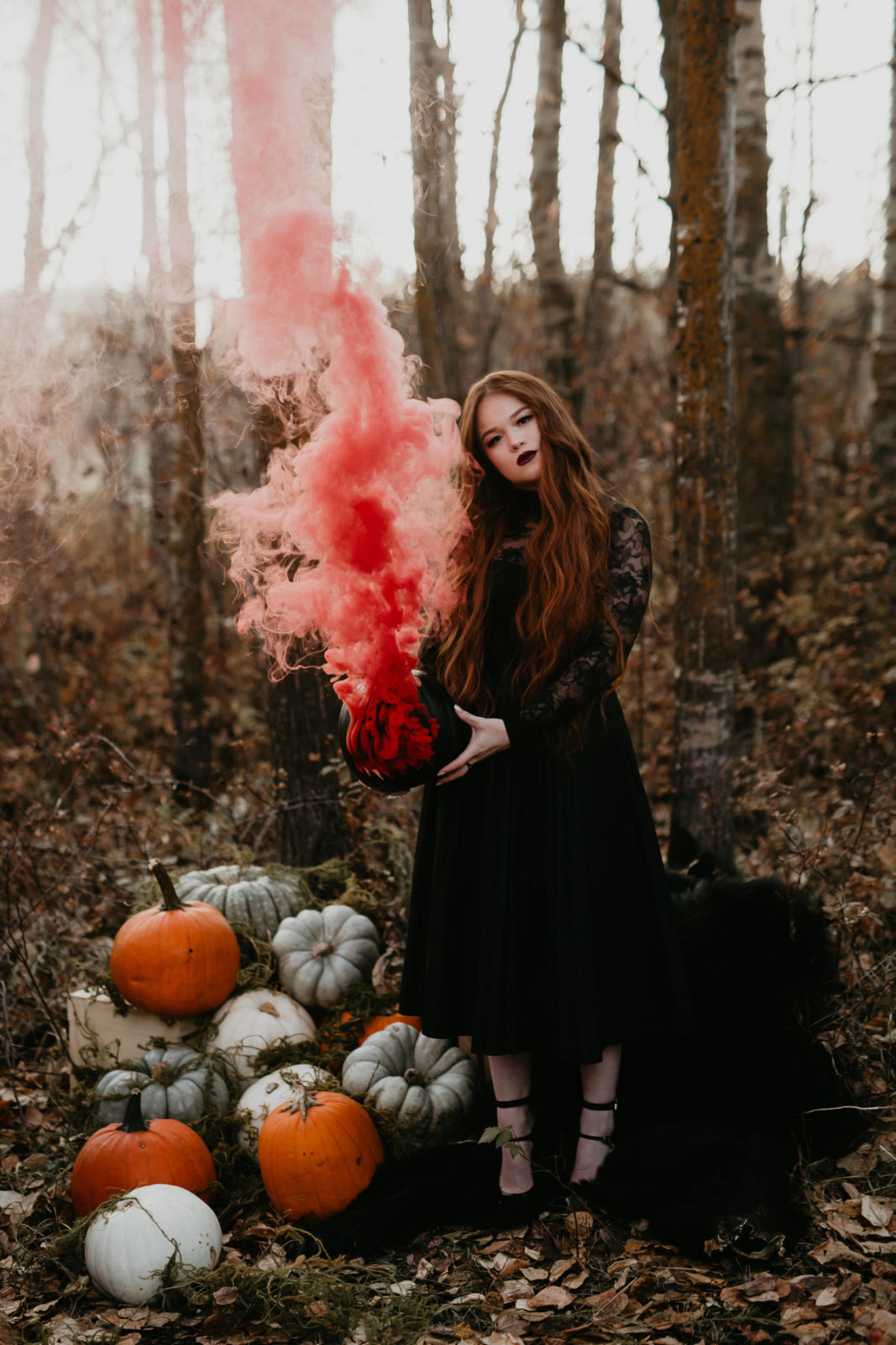 Ginger, Spice, & Everything Not Very Nice // Spooky Halloween Inspiration Shoot in Red Deer, Halloween Inspiration, Halloween Costume, Red Deer Wedding Vendors