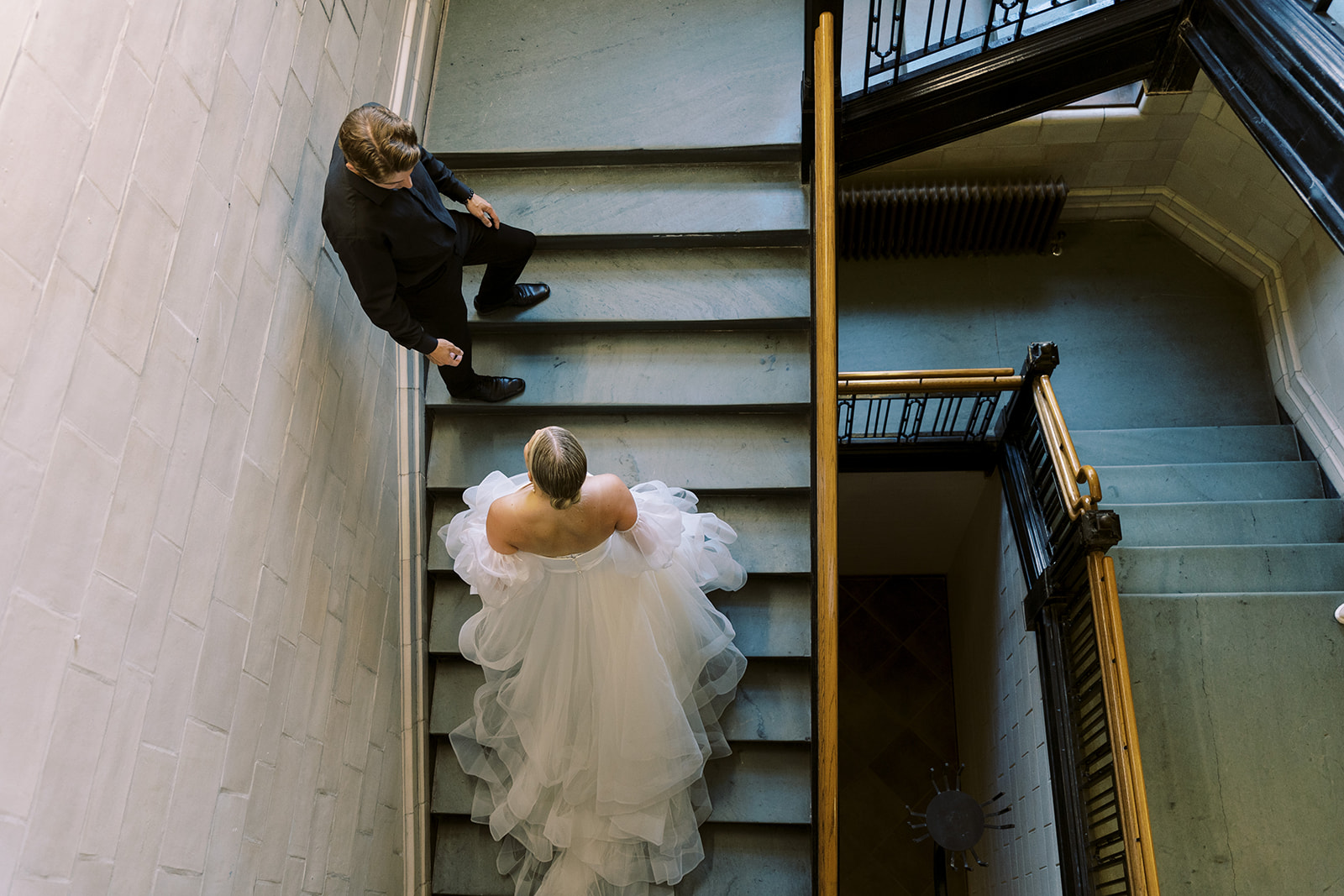 
baroque-inspired, chic bridal style, on-trend bridal portraits, wedding portrait inspiration, historic architecture, chic bridal style, formal attire, 
