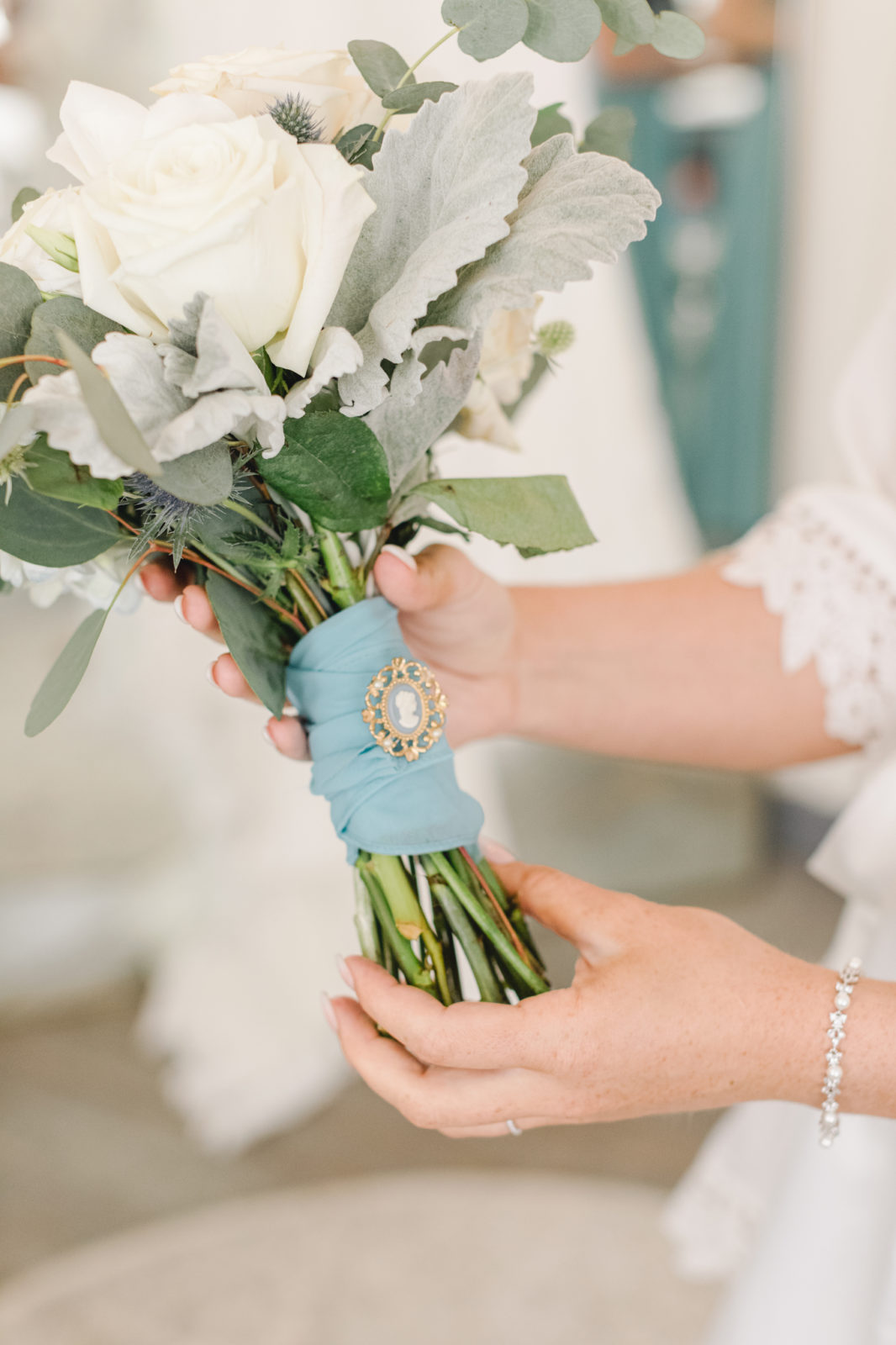 eucalyptus green and baby blue colour palette, soft pastel wedding colours, charming wedding ideas