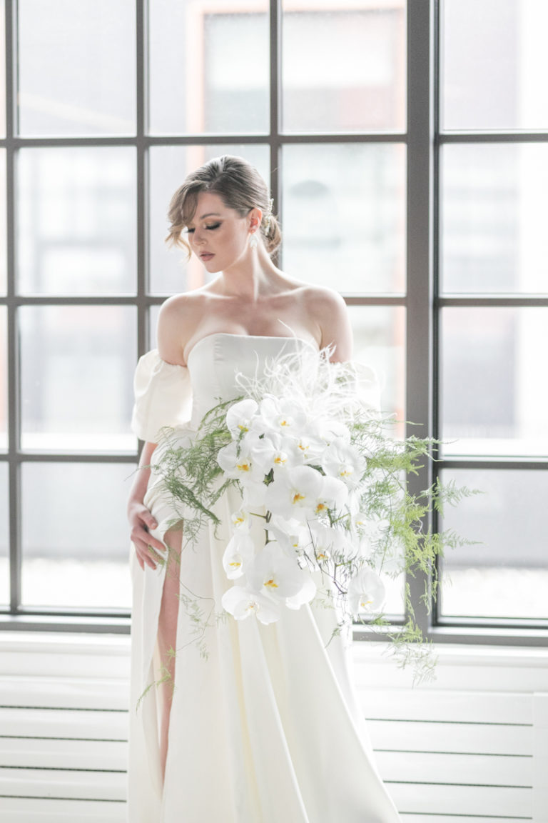 Elegant White Bridal Inspiration at The Wallace | Brontë Bride