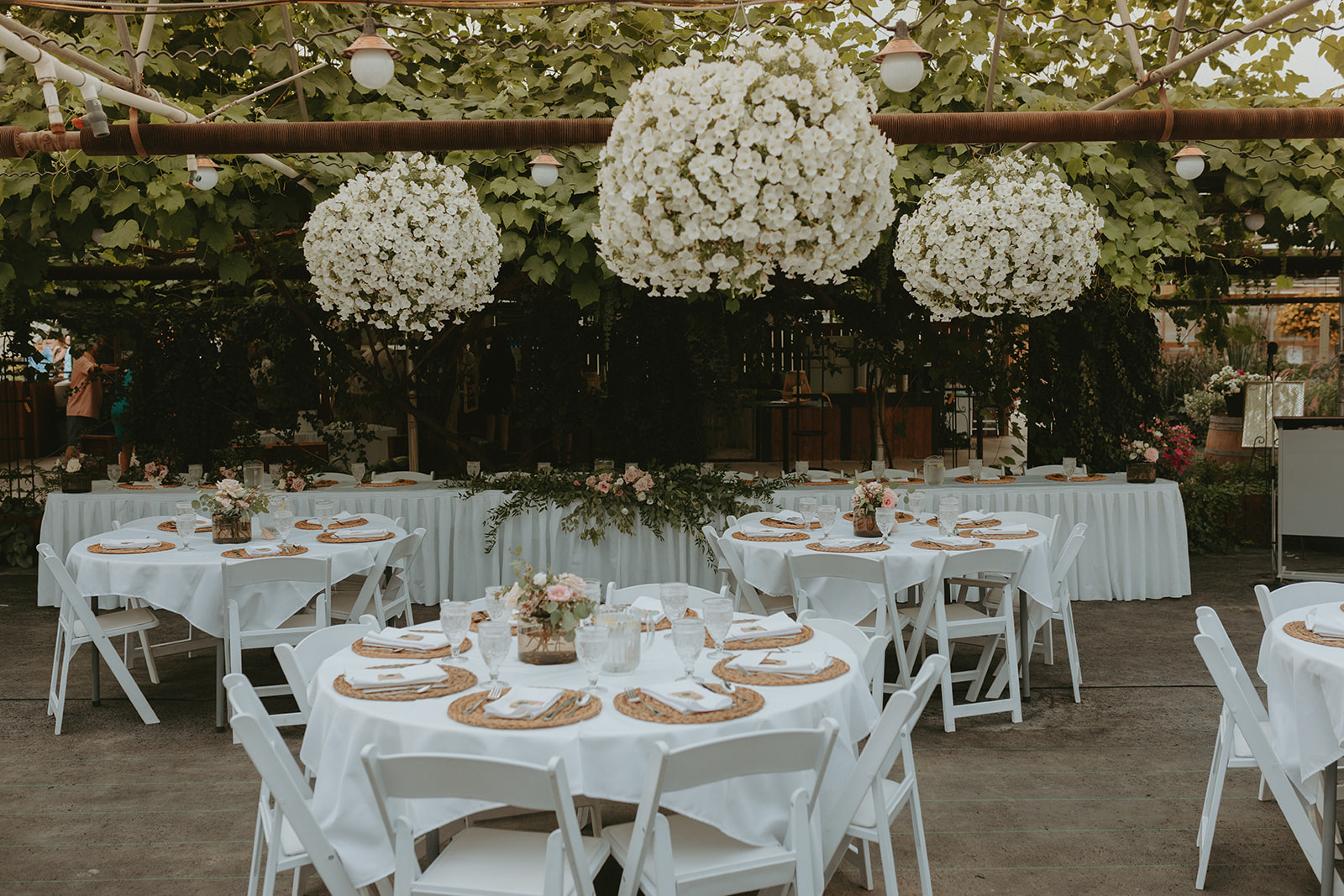 Wildflower greenhouse wedding, outdoor wedding inspiration, alternative wedding inspiration, boho wedding inspiration