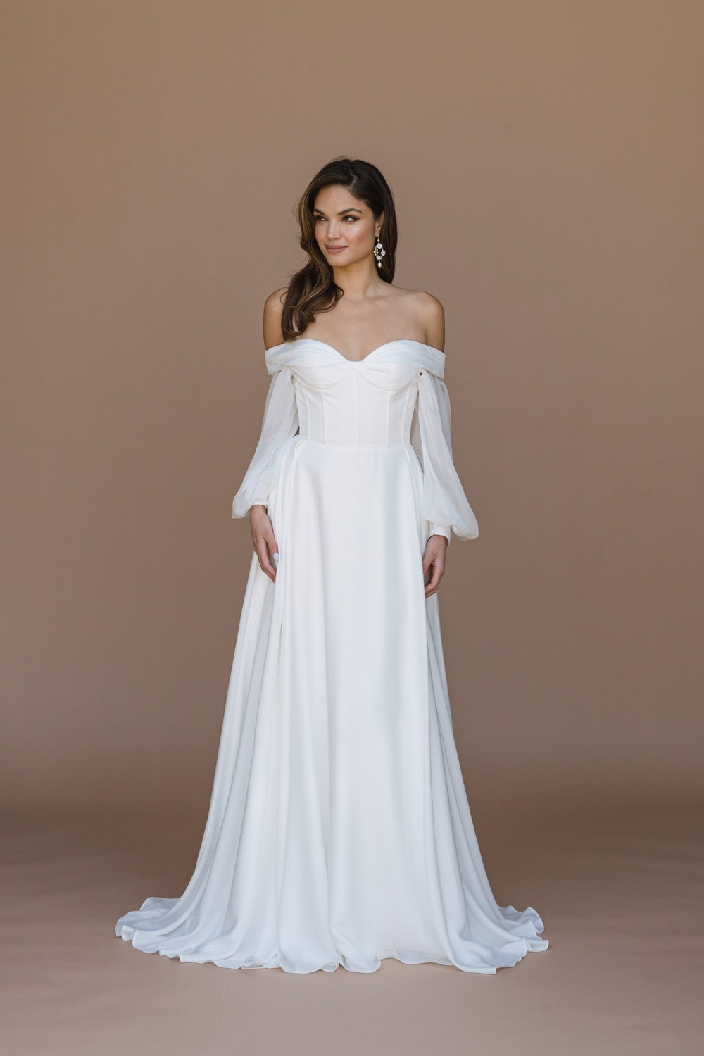 The Most Brilliant Bridal Trends for 2023 -Big sleeves on wedding gowns