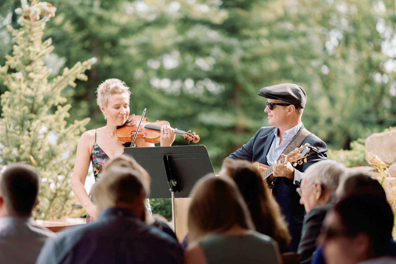 wedding ceremony with live ceremony music, string band for ceremony