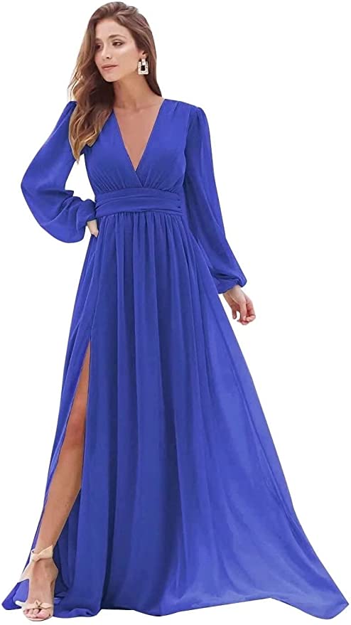 cobalt blue bridesmaid dresses on Amazon