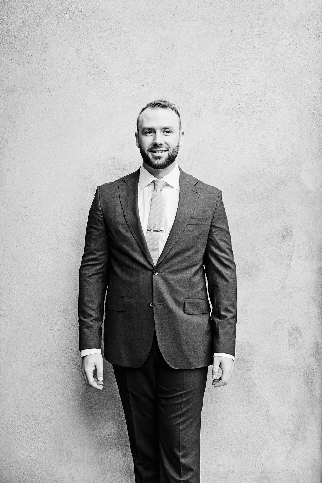 groom portraits, black and white photography