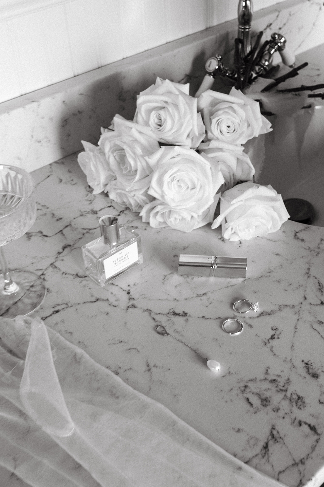 Moody and elegant bridal detail inspiration for the Fashion-Forward Bride.