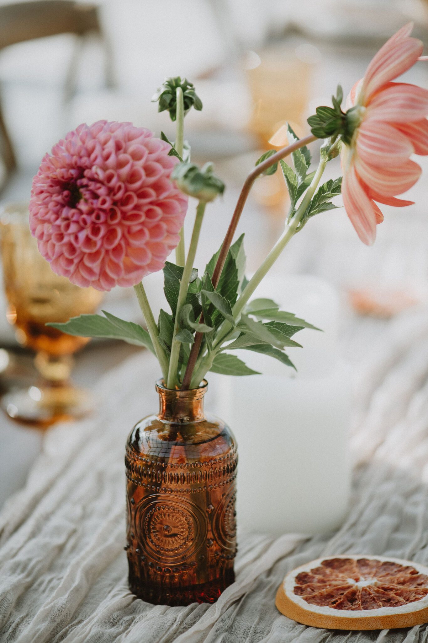 Intimate Vineyard Wedding Reception with Breathtaking Views of Lake Okanagan