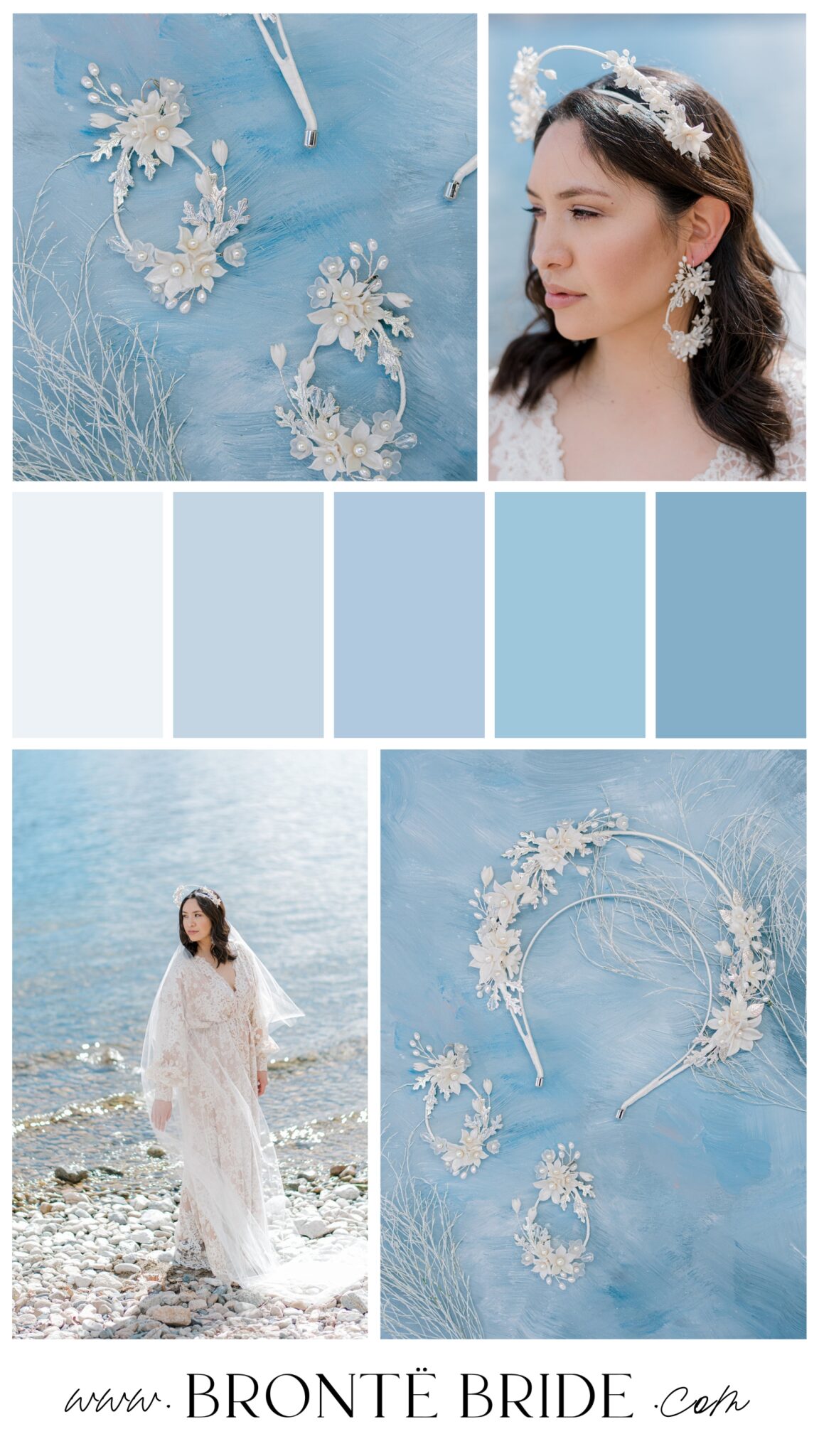 Modern Colour Palette Inspiration from an Ethereal Bridal Editorial on Lake Okanagan, featured on Brontë Bride