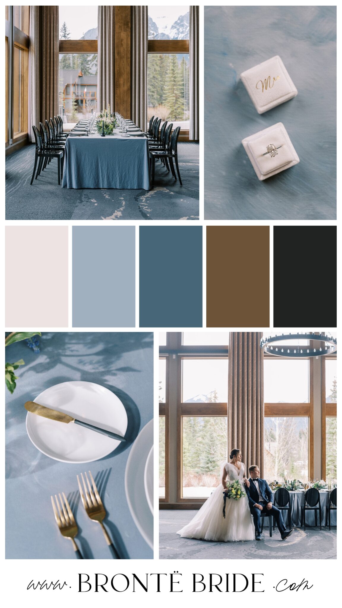 Modern Wedding Colour Palette Inspiration | Bronte Bride