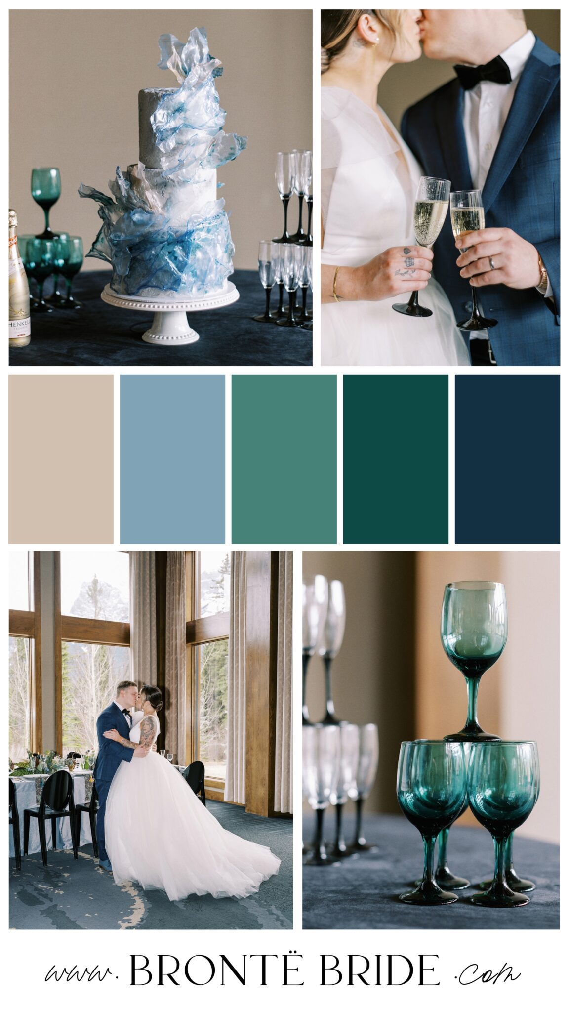 Modern Wedding Colour Palette Inspiration | Bronte Bride