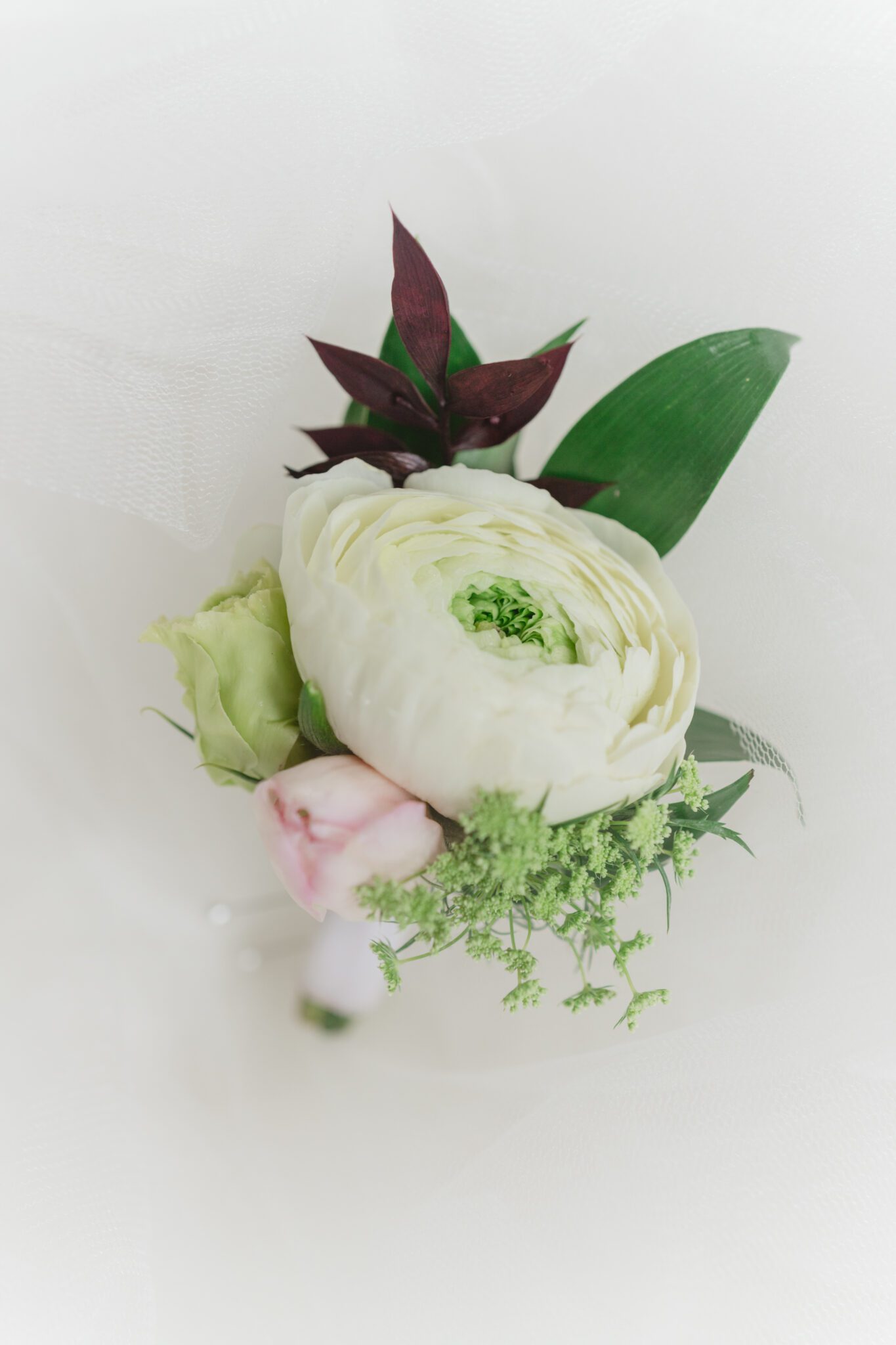 Handcrafted boutonniere by Yours Truly Floral Studio in Chilliwack, British Columbia. 