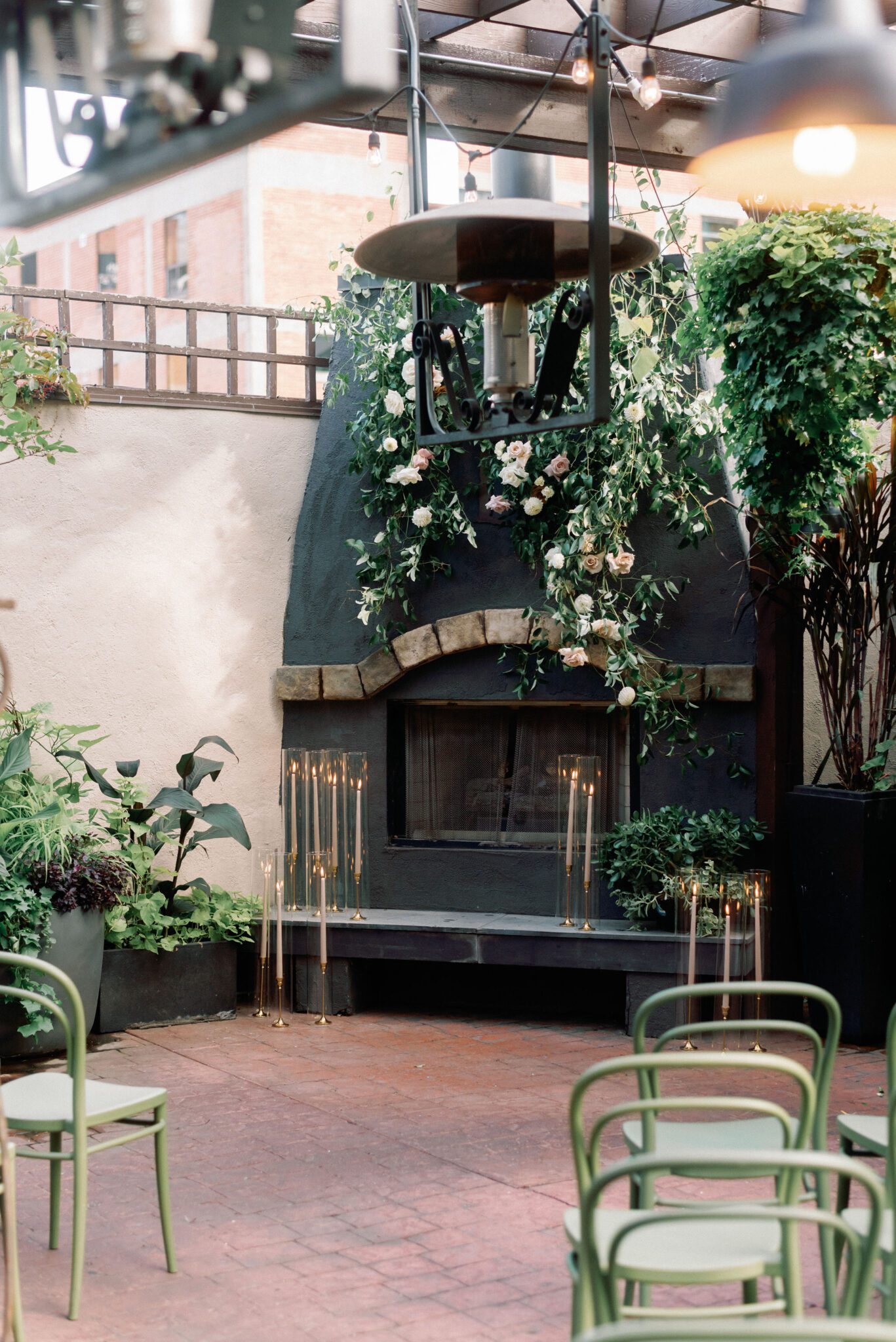 Bonterra Trattoria sets the stage for an intimate and refined wedding ceremony. With natural greenery, soft warm neutrals, and accents of gold, the atmosphere exudes understated luxury.