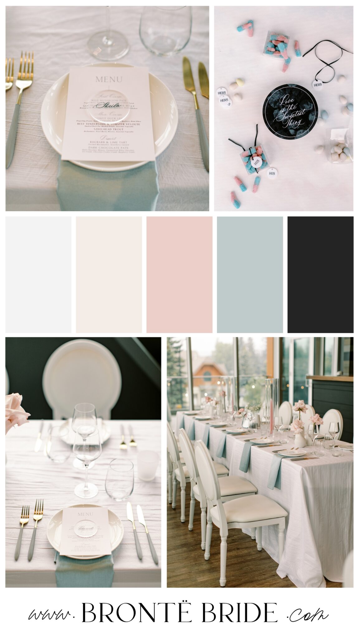 Modern Wedding Colour Palette Inspiration | Canmore wedding