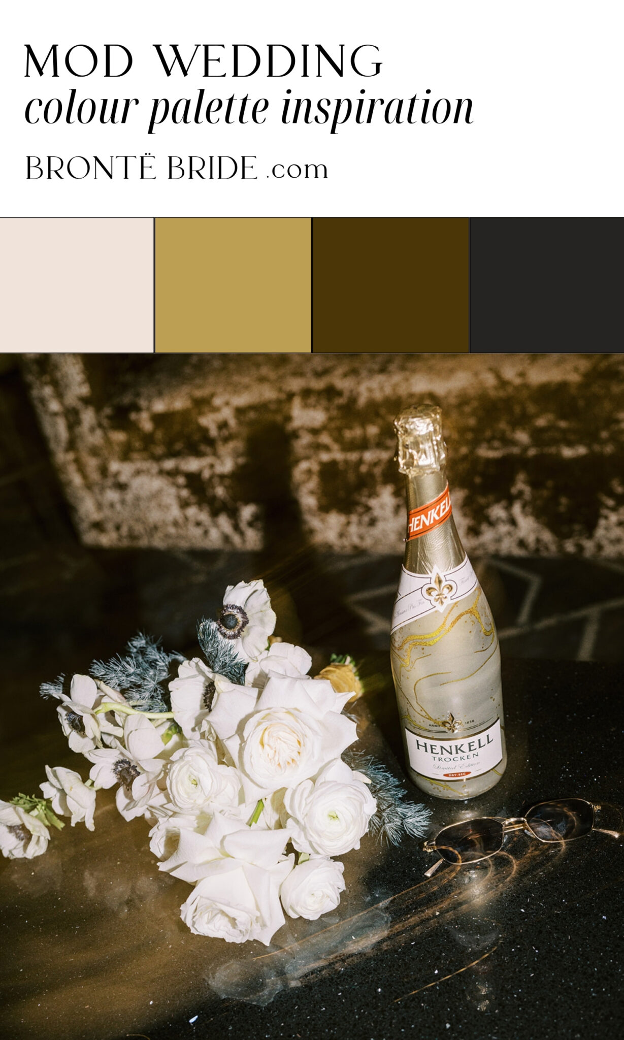 Retro Mod Wedding Colour Palette Inspiration