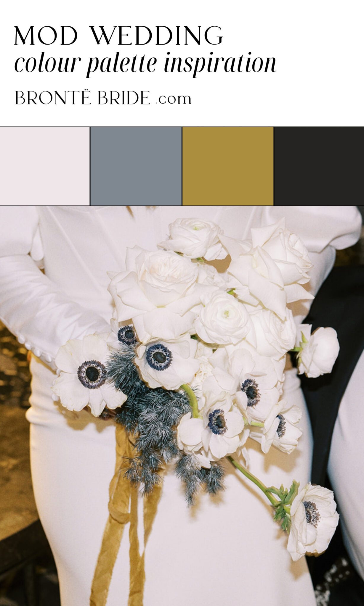 Retro Mod Wedding Colour Palette Inspiration