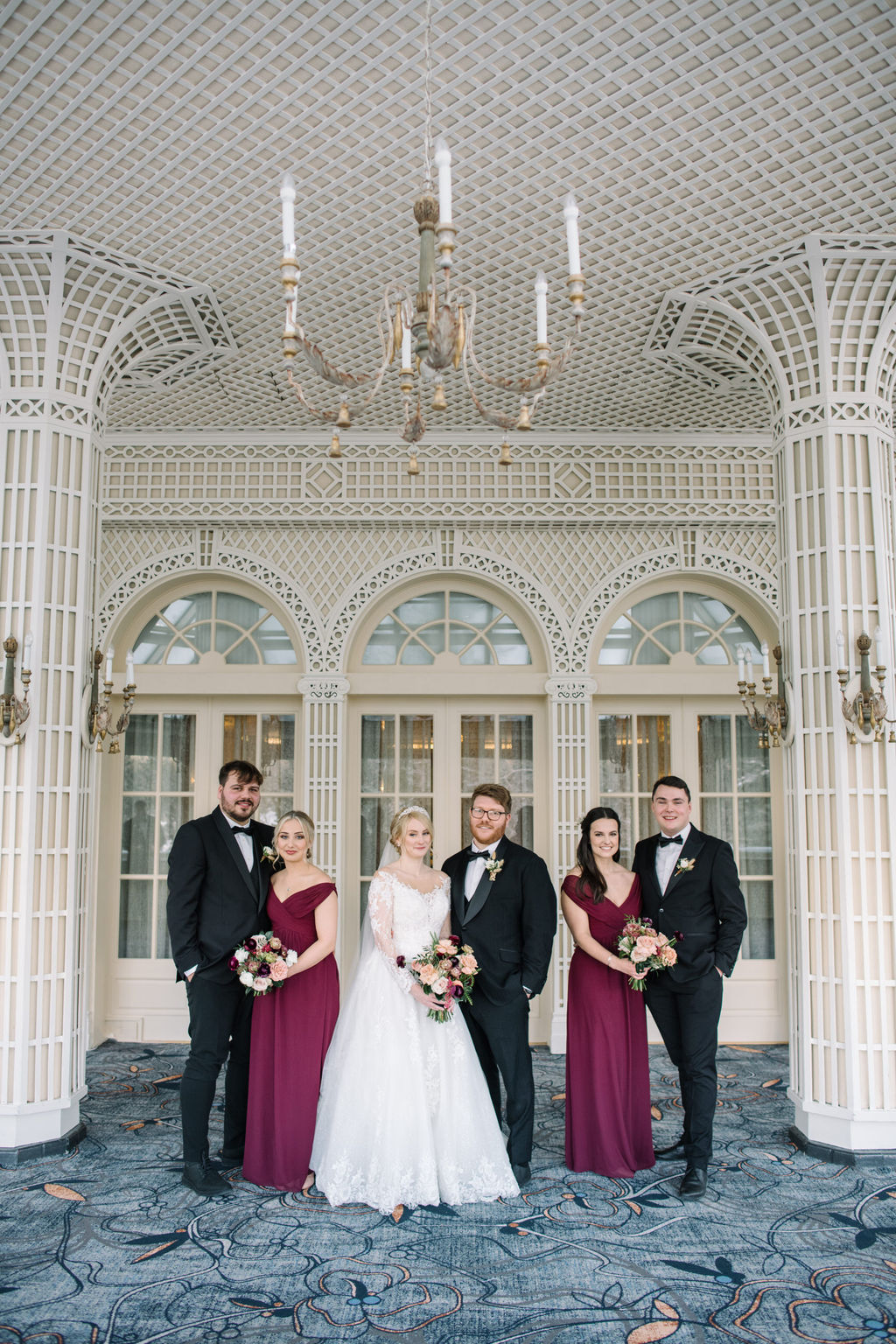Winter Wedding Portraits at Fairmont Banff Springs.