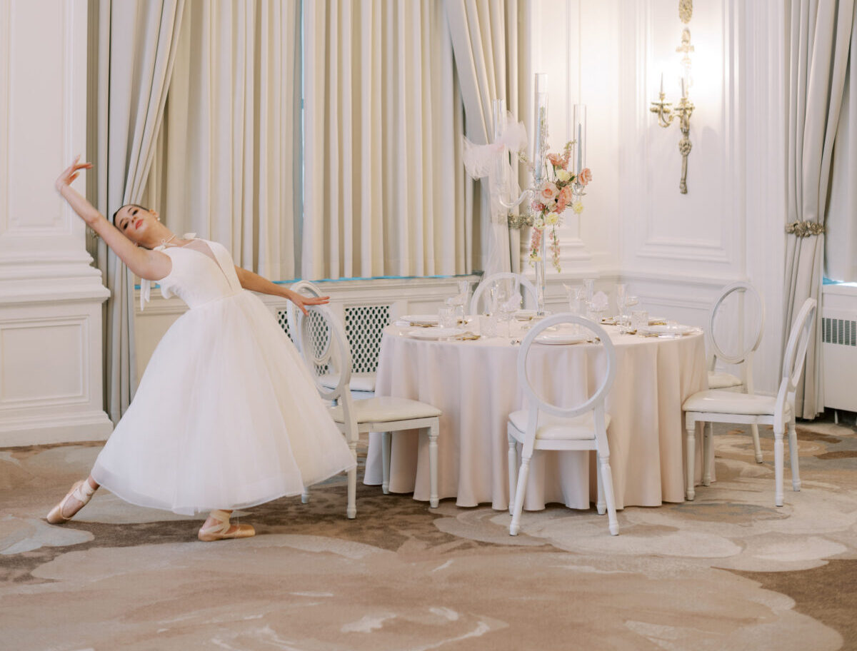 Whimsical Ballet Wedding Inspiration in Blush Pink | Bronte Bride