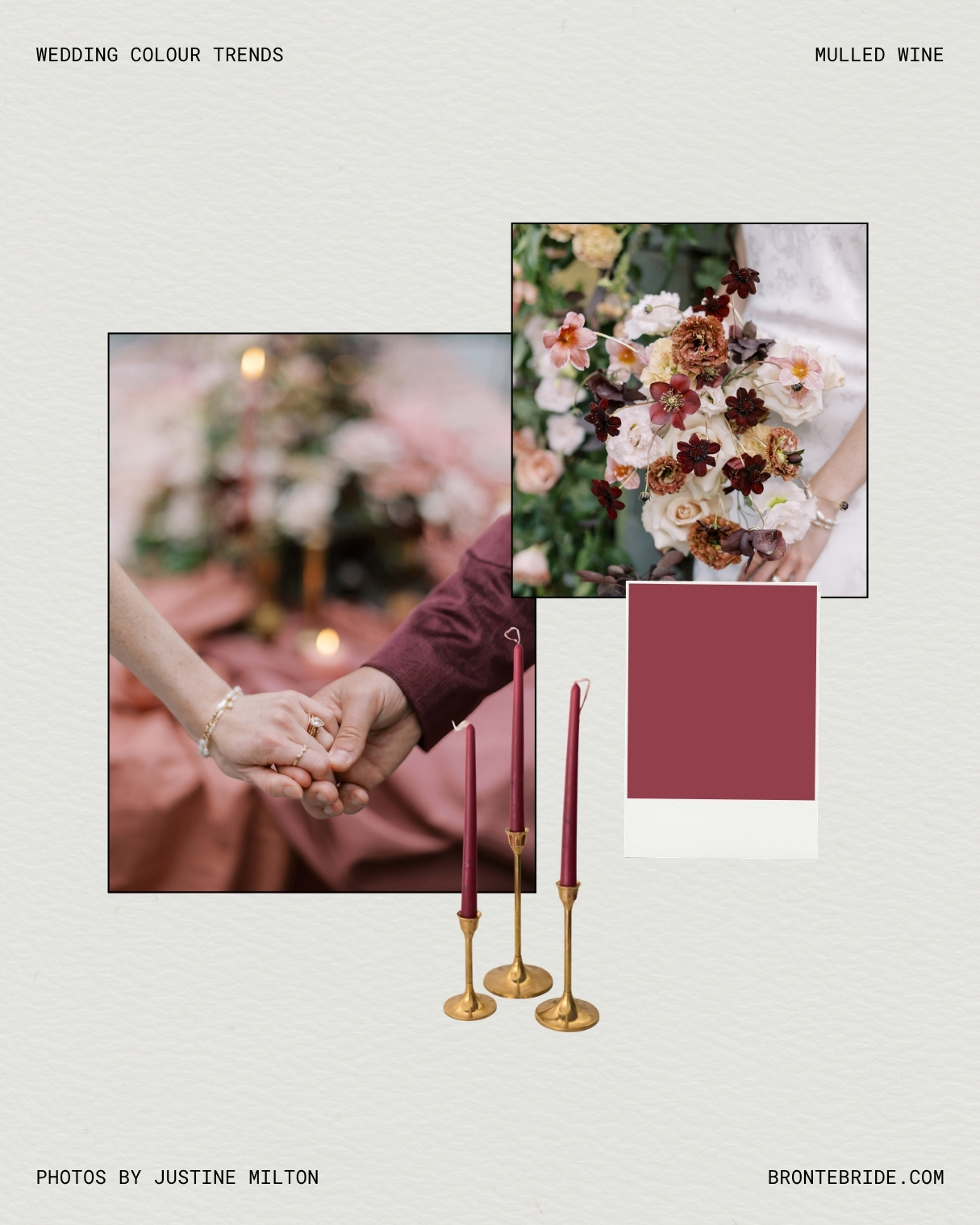 12 Delicious Wedding Colours That Look Good Enough To Eat - MULLED WINE