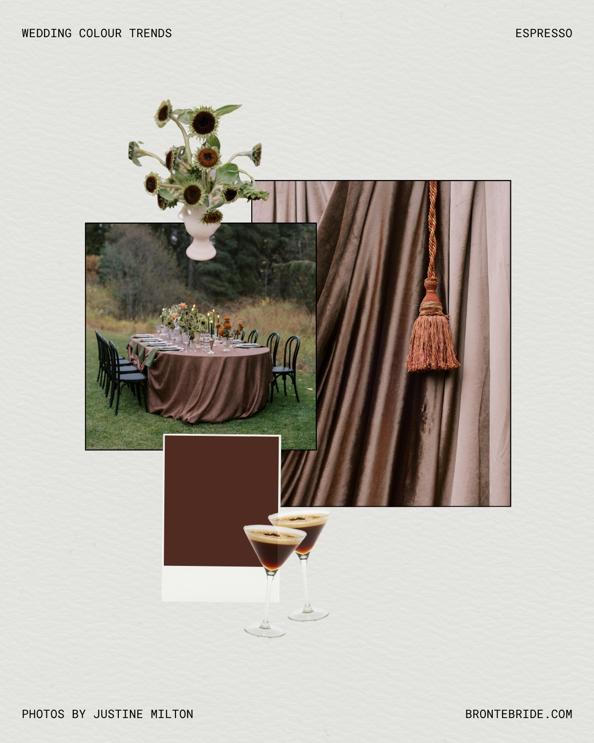 12 Delicious Wedding Colours That Look Good Enough To Eat - ESPRESSO
